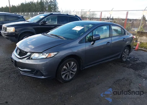 2014 Honda Civic Ex z USA, uszkodzony, nr VIN 19XFB2F81EE262332
